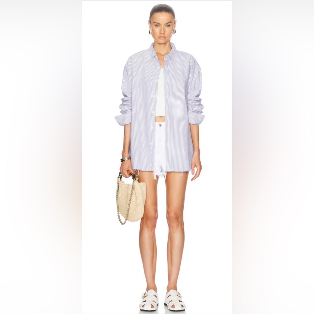 🛍️NEW ZARA HIGH RISE DENIM SHORTS